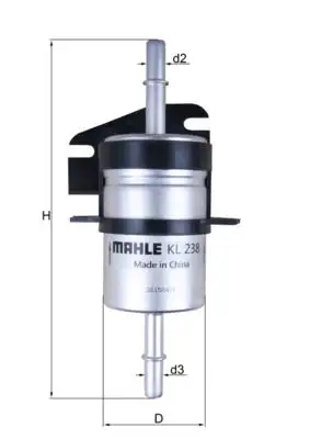 MAHLE KL238 Yakıt Filtresi resmi