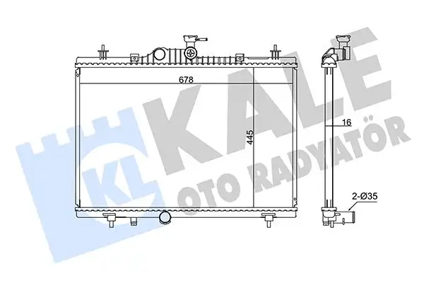KALE 346015 Radyatör resmi