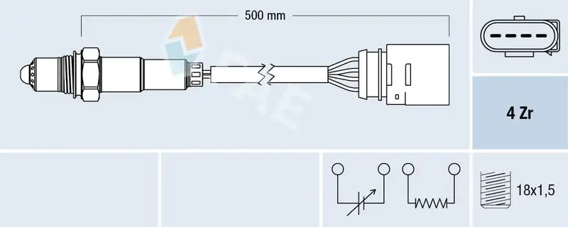 FAE 77138 Oksijen Sensörü resmi