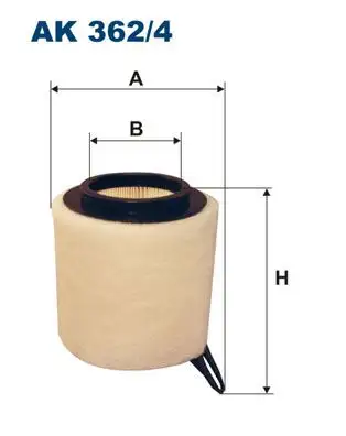FILTRON AK362/4 Hava Filtresi 13717532754 resmi