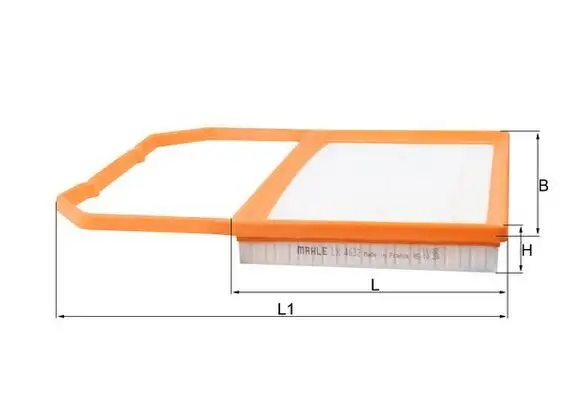 MAHLE LX4632 Hava Filtresi 04C129620E resmi
