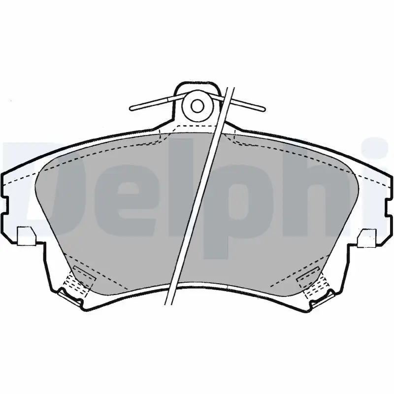 DELPHI LP1398 Ön Fren Balatası resmi