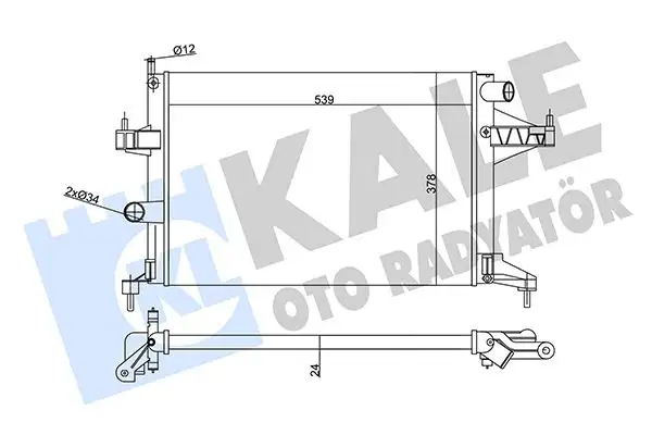 KALE 356970 Radyatör resmi