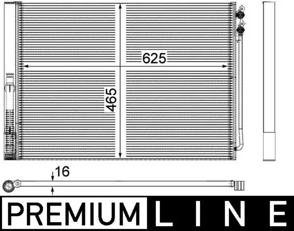 MAHLE AC567000P Klima Radyatörü resmi