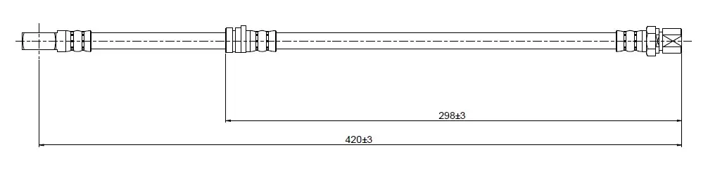 CAVO C800266A Ön Fren Hortumu 90251615 resmi