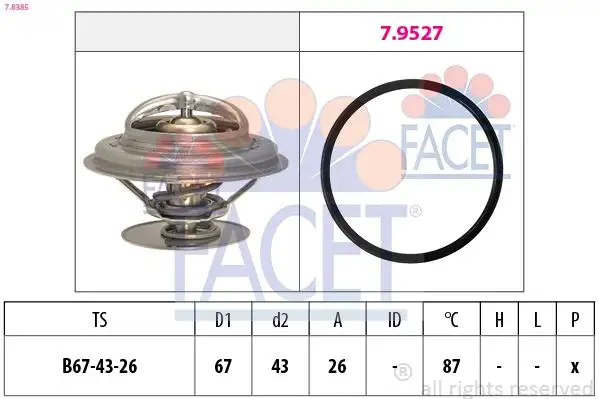FACET 7.8385 Termostat resmi