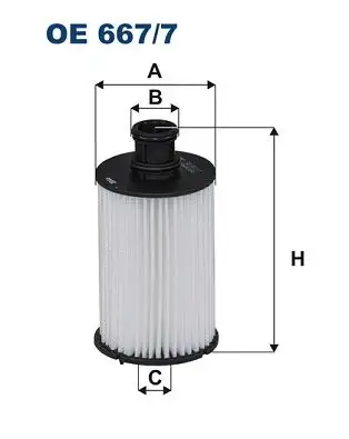 FILTRON OE667/7 Yağ Filtresi resmi