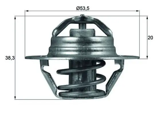 MAHLE TX8888D Termostat resmi