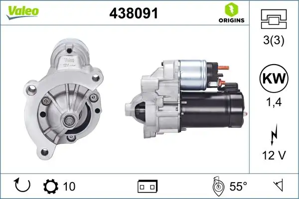 VALEO 438091 Marş Motoru resmi