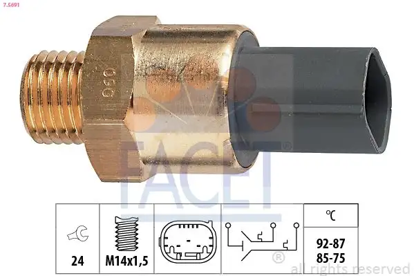 FACET 7.5691 Fan Müşiri 61318376440 resmi