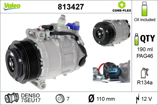 VALEO 813427 Klima Kompresörü resmi