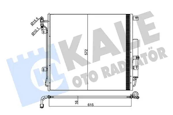 KALE 345245 Klima Radyatörü LR018404 resmi