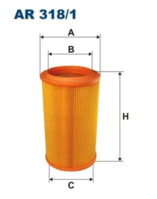FILTRON AR318/1 Hava Filtresi 60815415 resmi