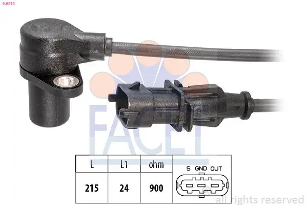 FACET 9.0513 Krank Sensörü 4890189 resmi
