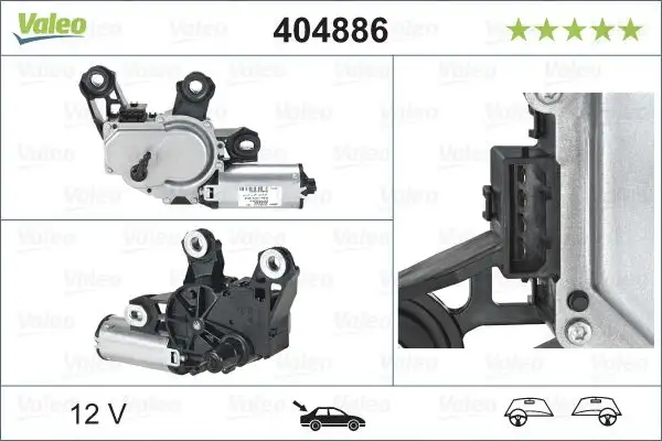 VALEO 404886 Silecek Motoru (Arka) resmi