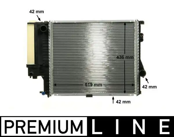 MAHLE CR244000P Radyatör 17111740696 resmi