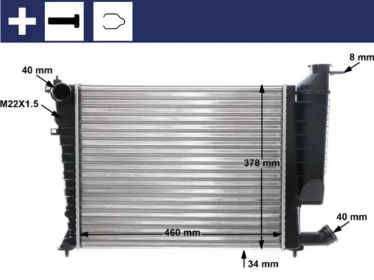 MAHLE CR478000S Radyatör resmi