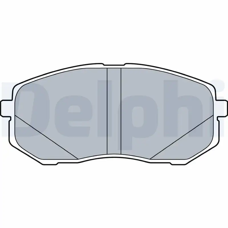 DELPHI LP3538 Ön Fren Balatası 58101J9A65 resmi