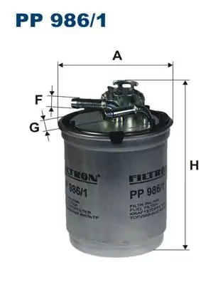 FILTRON PP986/1 Yakıt Filtresi 6Q0127401H resmi