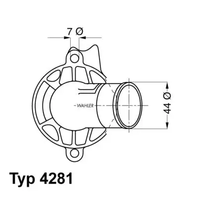 WAHLER 4281.87D Termostat A1122030275 resmi