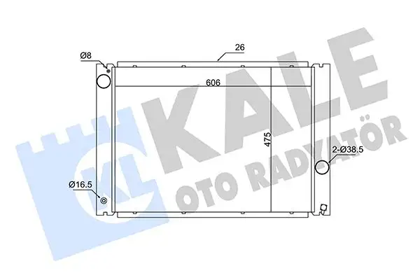 KALE 341905 Radyatör resmi