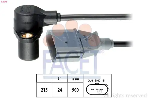 FACET 9.0241 Krank Sensörü 06A906433L resmi