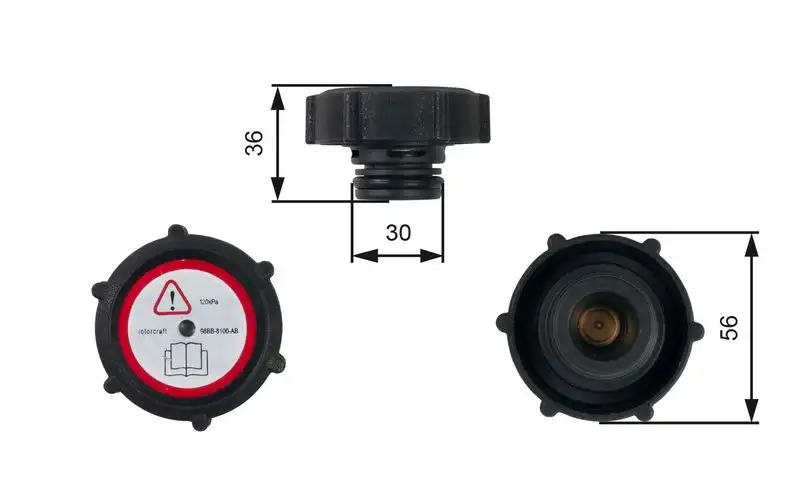 GATES RC230 Yedek Su Depo Kapağı resmi