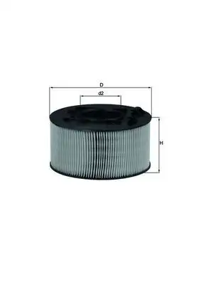 MAHLE LX759 Hava Filtresi 13717503141 resmi
