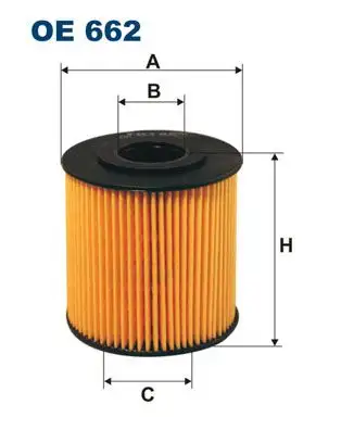 FILTRON OE662 Yağ Filtresi resmi