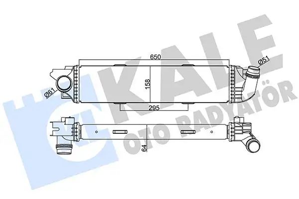 KALE 352480 Turbo Radyatörü resmi