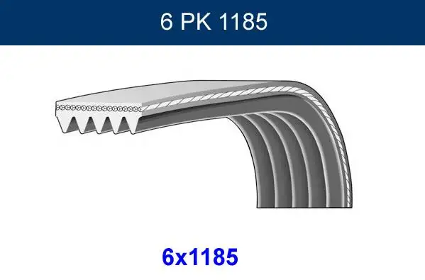 GMB 6PK1185 Kayış resmi