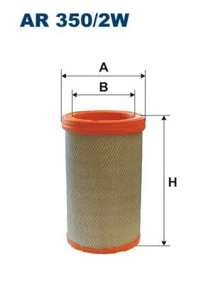 FILTRON AR350/2W Hava Filtresi 87408705 resmi