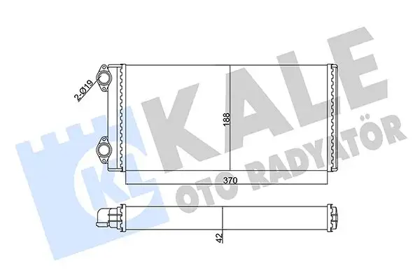 KALE 351730 Kalorifer Radyatörü 81619010065 resmi