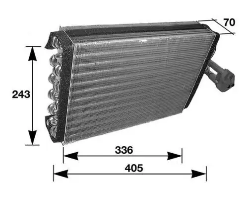 MAHLE AE36000S Klima Radyatörü A2028300458 resmi