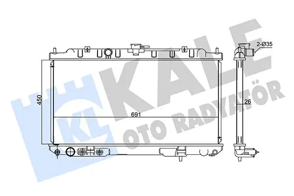 KALE 348020 Radyatör resmi
