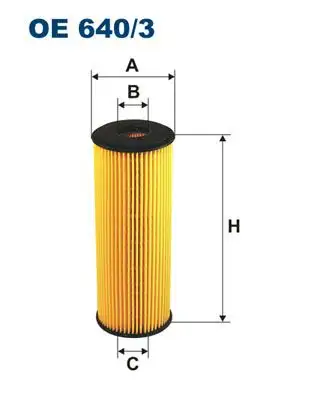 FILTRON OE640/3 Yağ Filtresi resmi