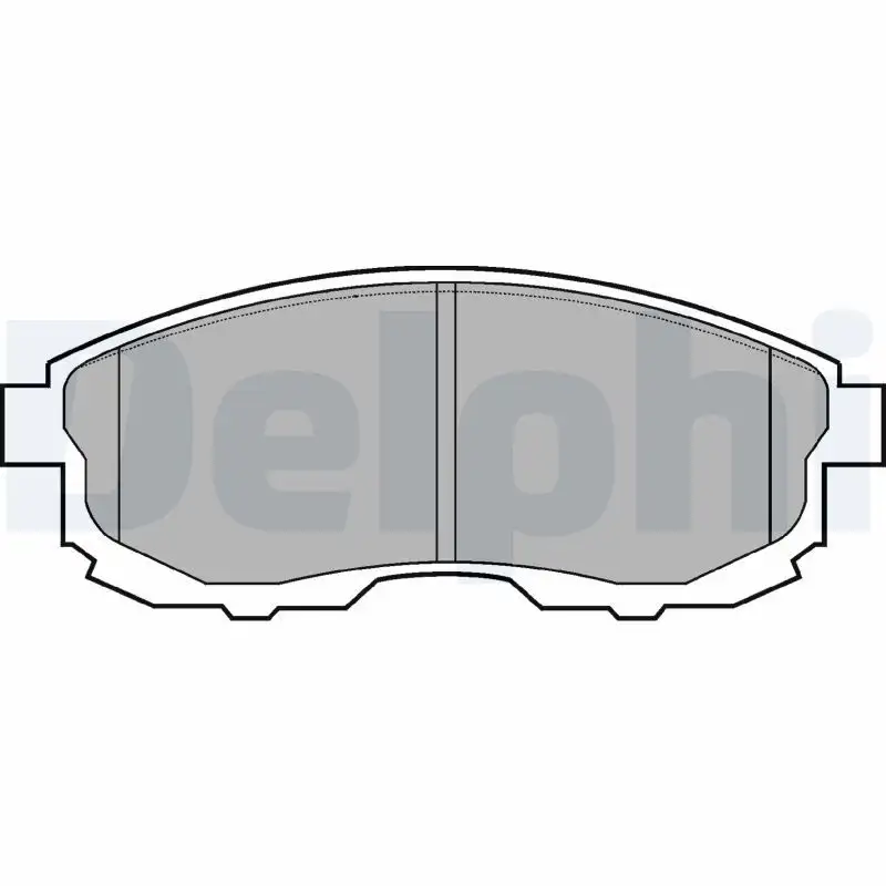 DELPHI LP812 Ön Fren Balatası resmi