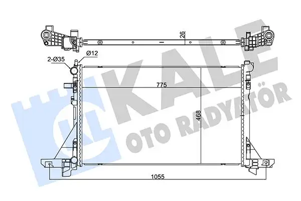 KALE 355815 Radyatör resmi