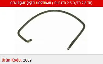 MASTER M2869 Yedek Su Deposu Hortumu 1317C4 resmi