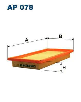 FILTRON AP078 Hava Filtresi resmi