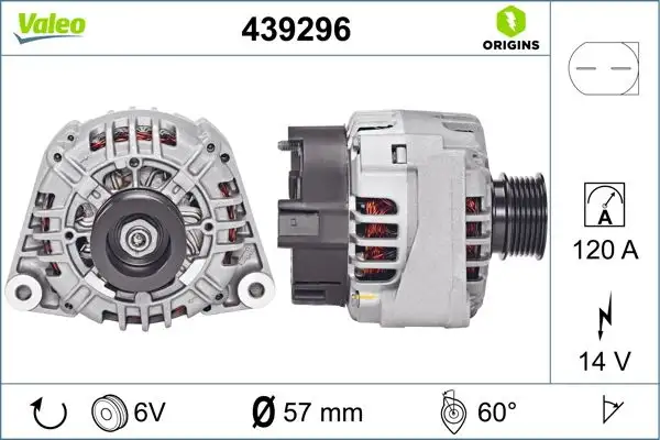 VALEO 439296 Şarj Dinamosu A0111547202 resmi