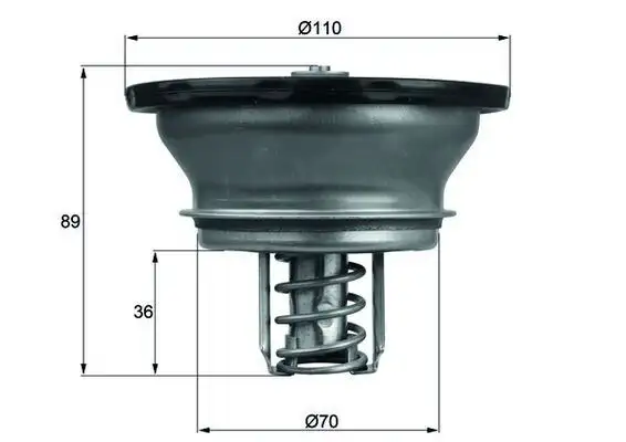 MAHLE THD382 Termostat resmi