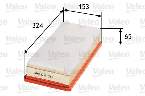 VALEO 585072 Hava Filtresi resmi