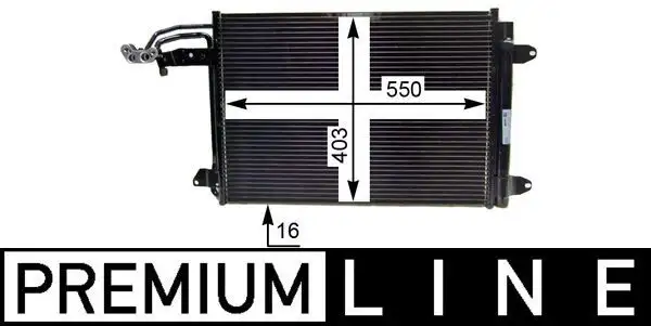 MAHLE AC324000P Klima Radyatörü resmi