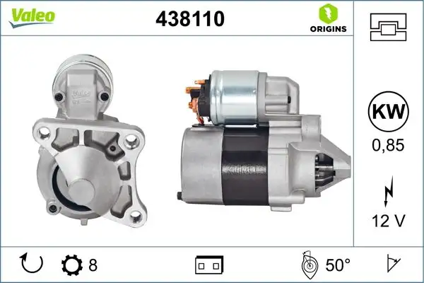 VALEO 438110 Marş Motoru 8200049826 resmi