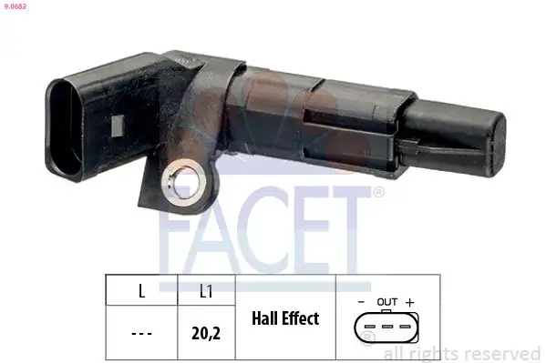 FACET 9.0683 Krank Sensörü 03D906433A resmi