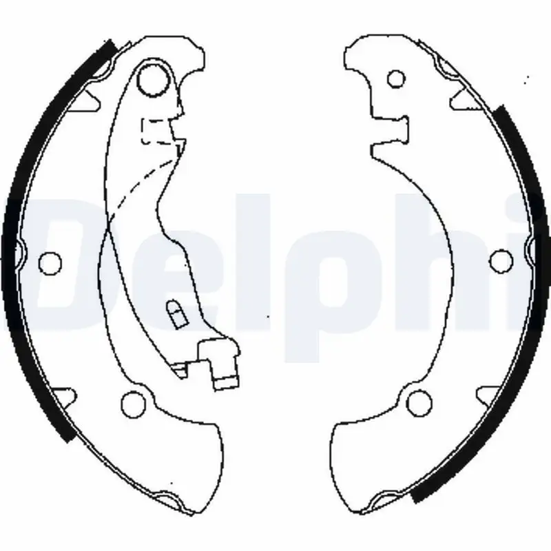 DELPHI LS1840 Arka Fren Balatası 9947690 resmi