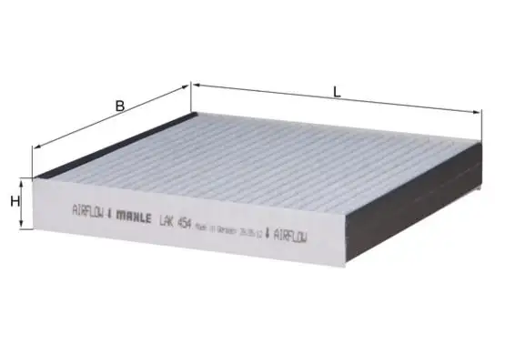 MAHLE LAK454 Polen Filtresi (Karbonlu) resmi