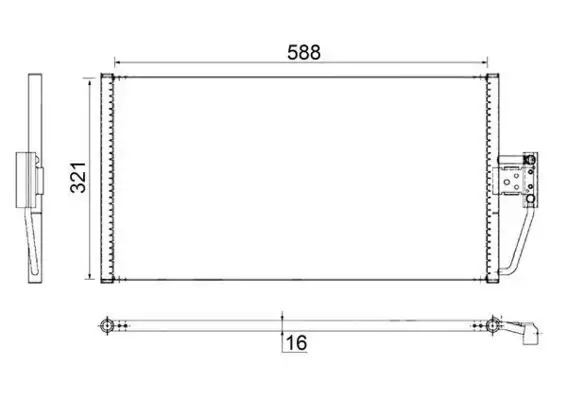 MAHLE AC266000S Klima Radyatörü 64538375513 resmi