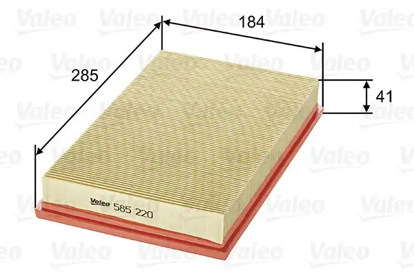 VALEO 585220 Hava Filtresi resmi